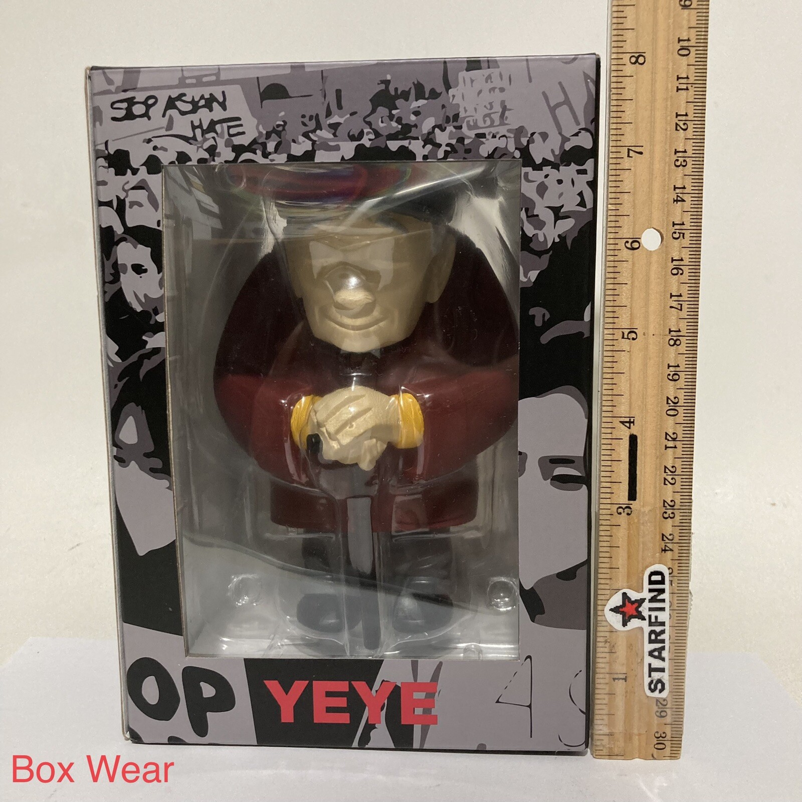 Yeye Vinyl Munky King Yarms Stop Asian Hate Toy Figurine Old Man Grandfather ⭐️