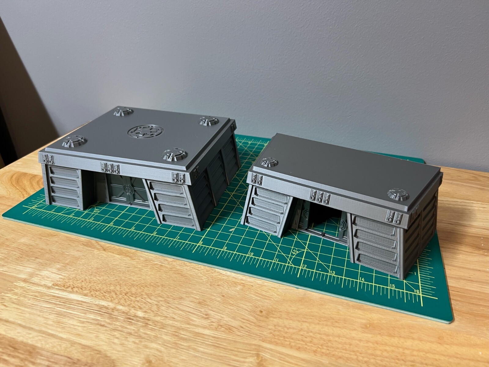 Star Wars Legion Terrain Imperial Bunkers Set Of 2 Gaming Terrain Miniatures