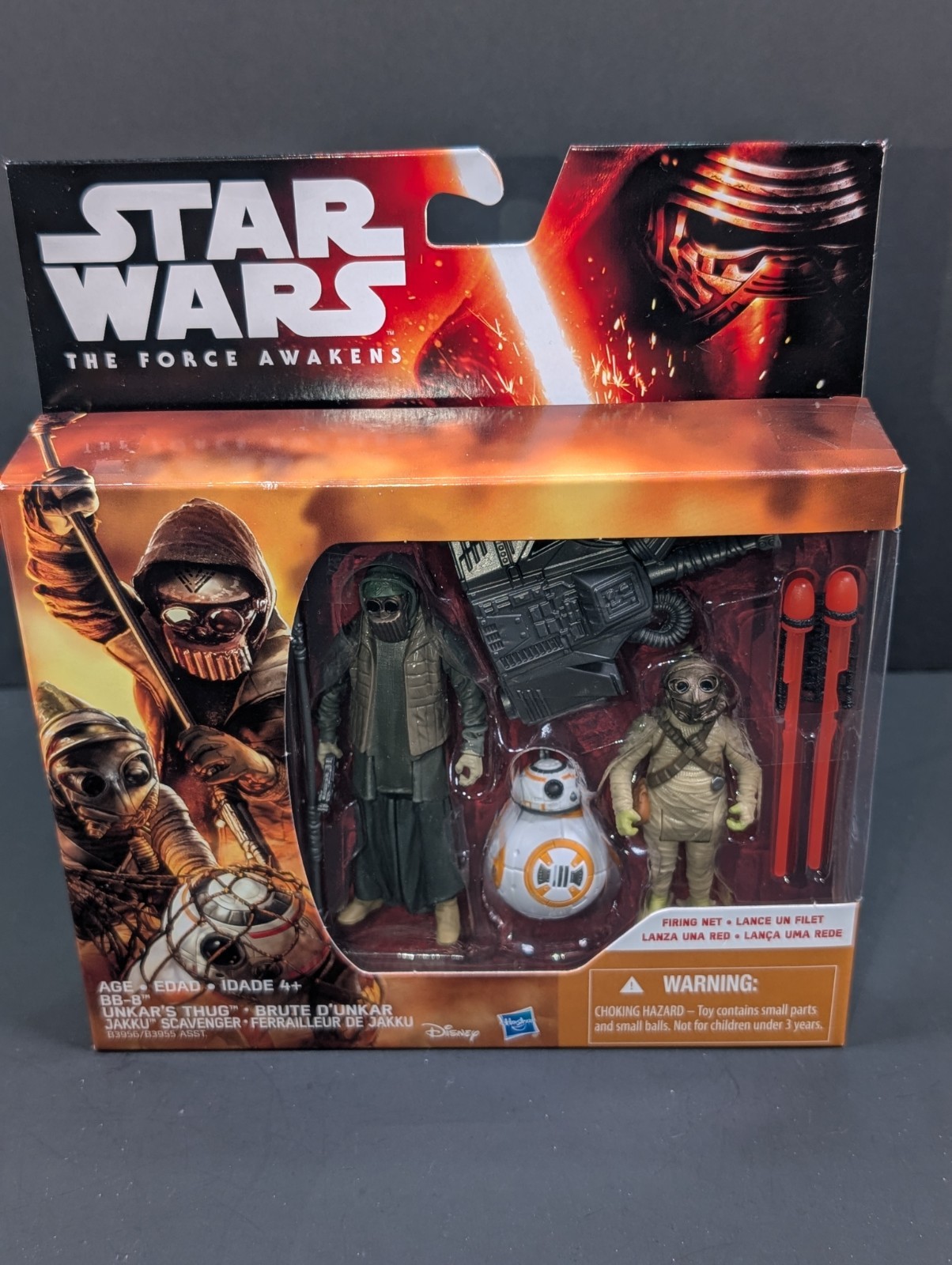 Star Wars The Force Awakens 3 Pack BB-8 Unkar&rsquo;s Thug Jakku Scavenger Figures