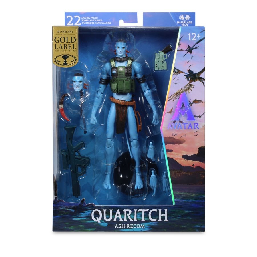 Avatar: Fire and Ash Recom Quaritch Gold Label 7&Prime; Action Figure [MCF16292]