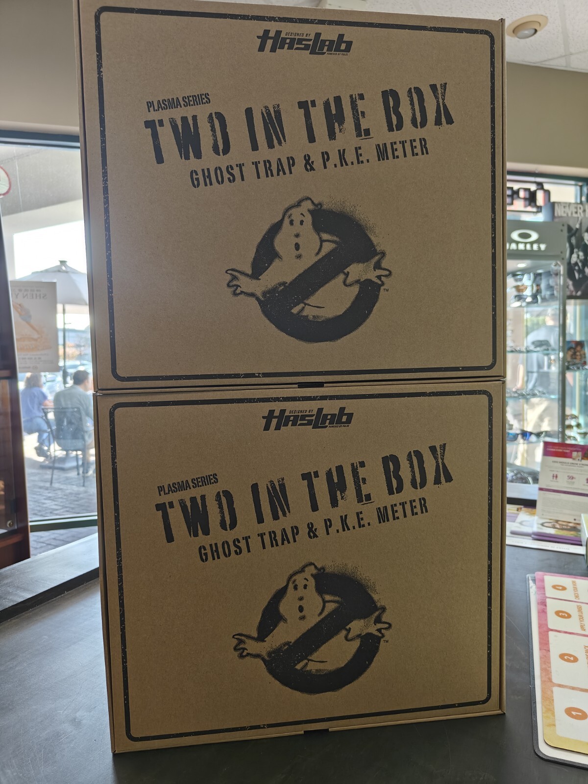 Two in the Box HasLab Ghostbusters Ghost Trap & PKE Meter IN HAND & READY 2 SHIP