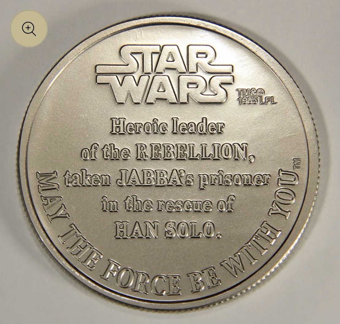 Custom Star Wars COIN POTF DROIDS Smith Lord Stan Solo REPRO Han Leia Luke Boba