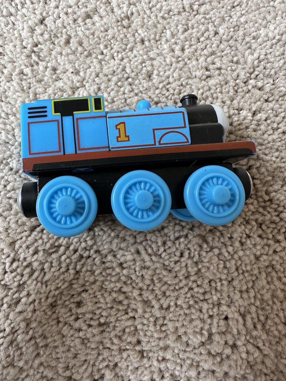 Thomas & Friends Talking Thomas Blue Train Wooden Railway Lights Up Y4116