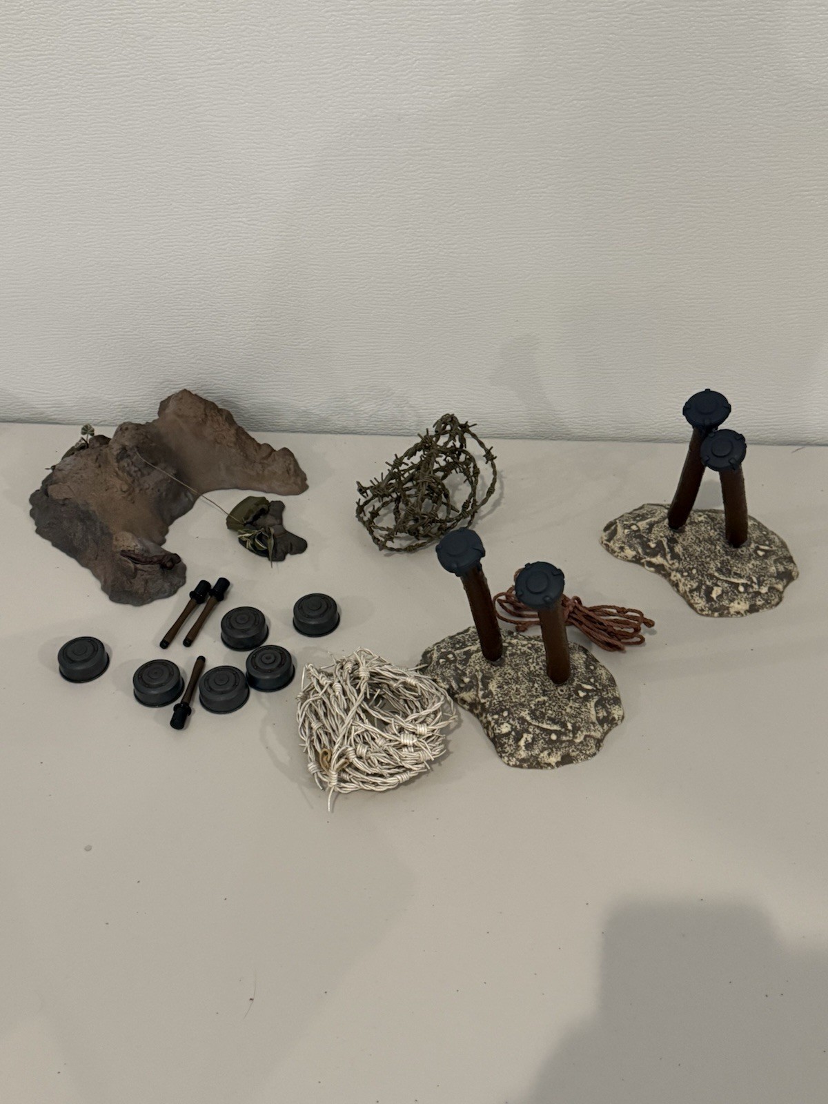 1999 Hasbro GI Joe Accessories Lot Diorama Pieces Landscape Foxhole