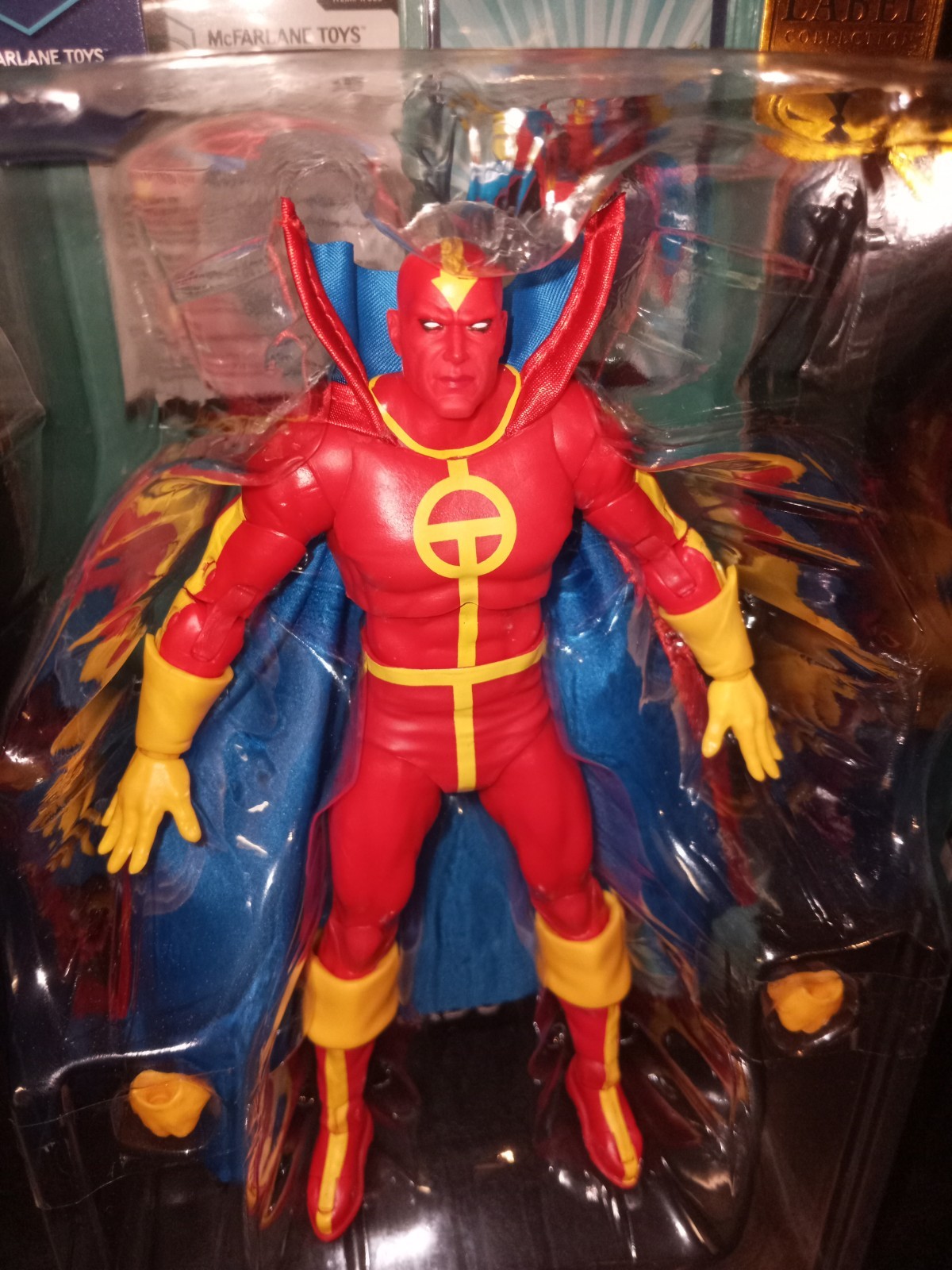 DC MCFARLANE PLATINUM SILVER AGE DOCTOR FATE BRONZE AGE RED TORNADO SET LOT
