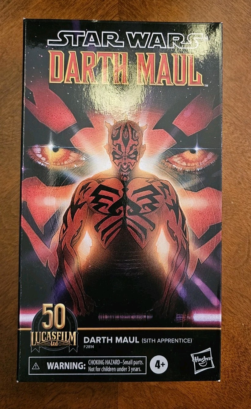 Star Wars Black Series COMIC DARTH MAUL SITH APPRENTICE 50th Anniversary Figure