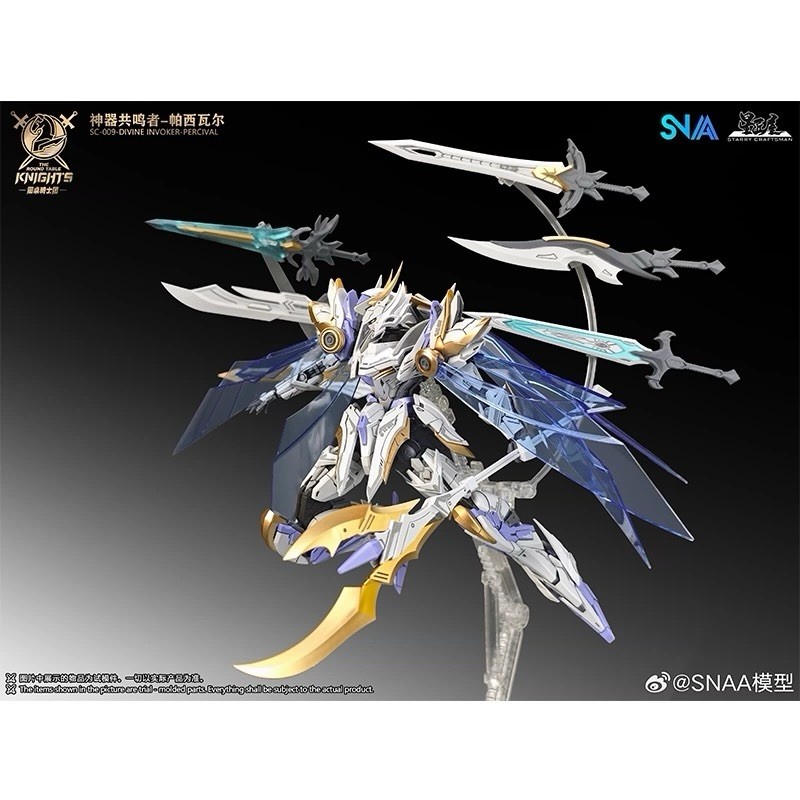 SNAA BE 1/144 SC-008 Divine Invoker Percival – Model Kit – DLX ver