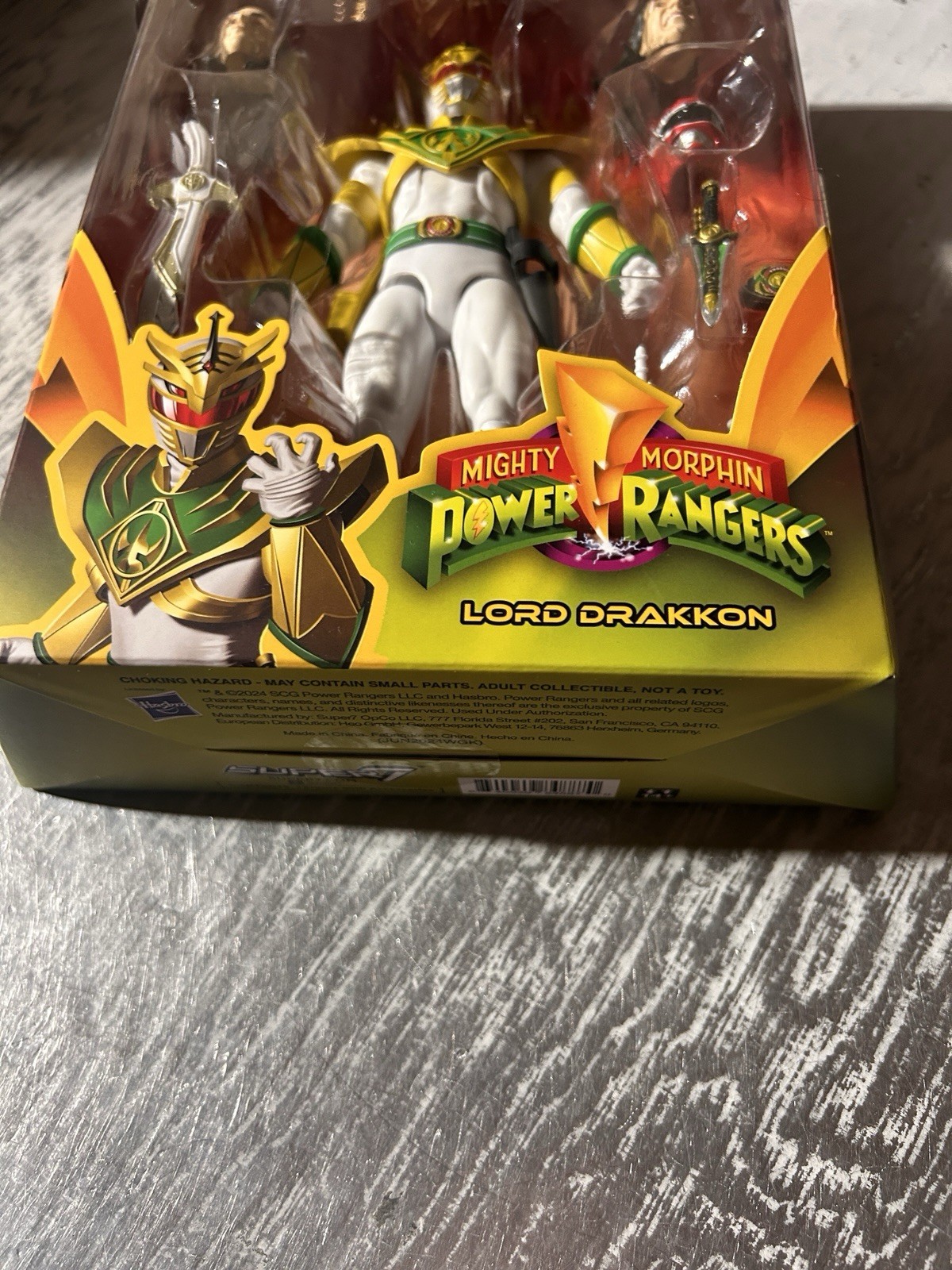 Super7 ULTIMATES! Mighty Morphin Power Rangers Lord Drakkon 7&Prime; Figure Box Damage