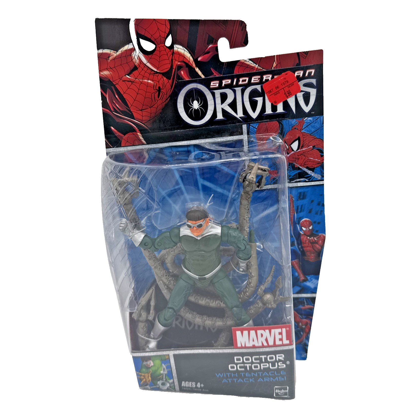 Marvel Spider-Man Origins Doctor Octopus Figure Tentacle Arms Hasbro 2006