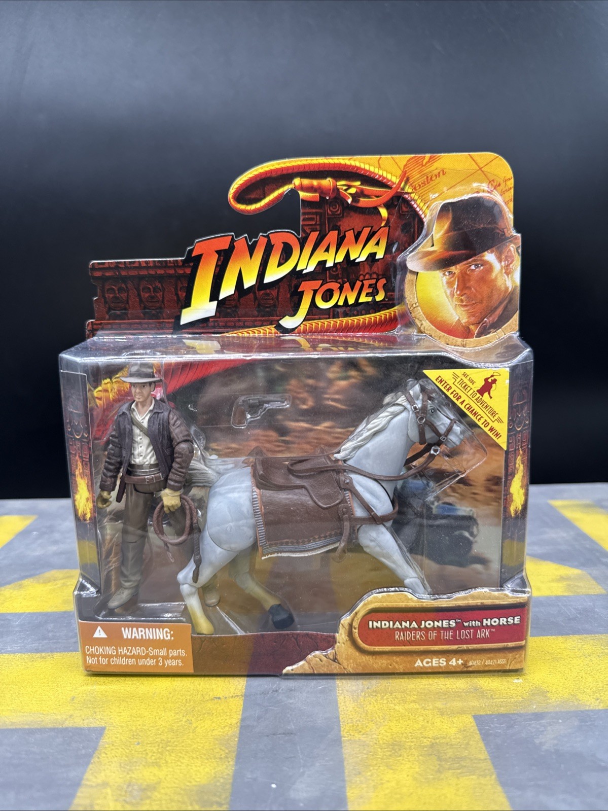 Hasbro Indiana Jones With Horse Action Figure Raiders Of The Lost Arc New