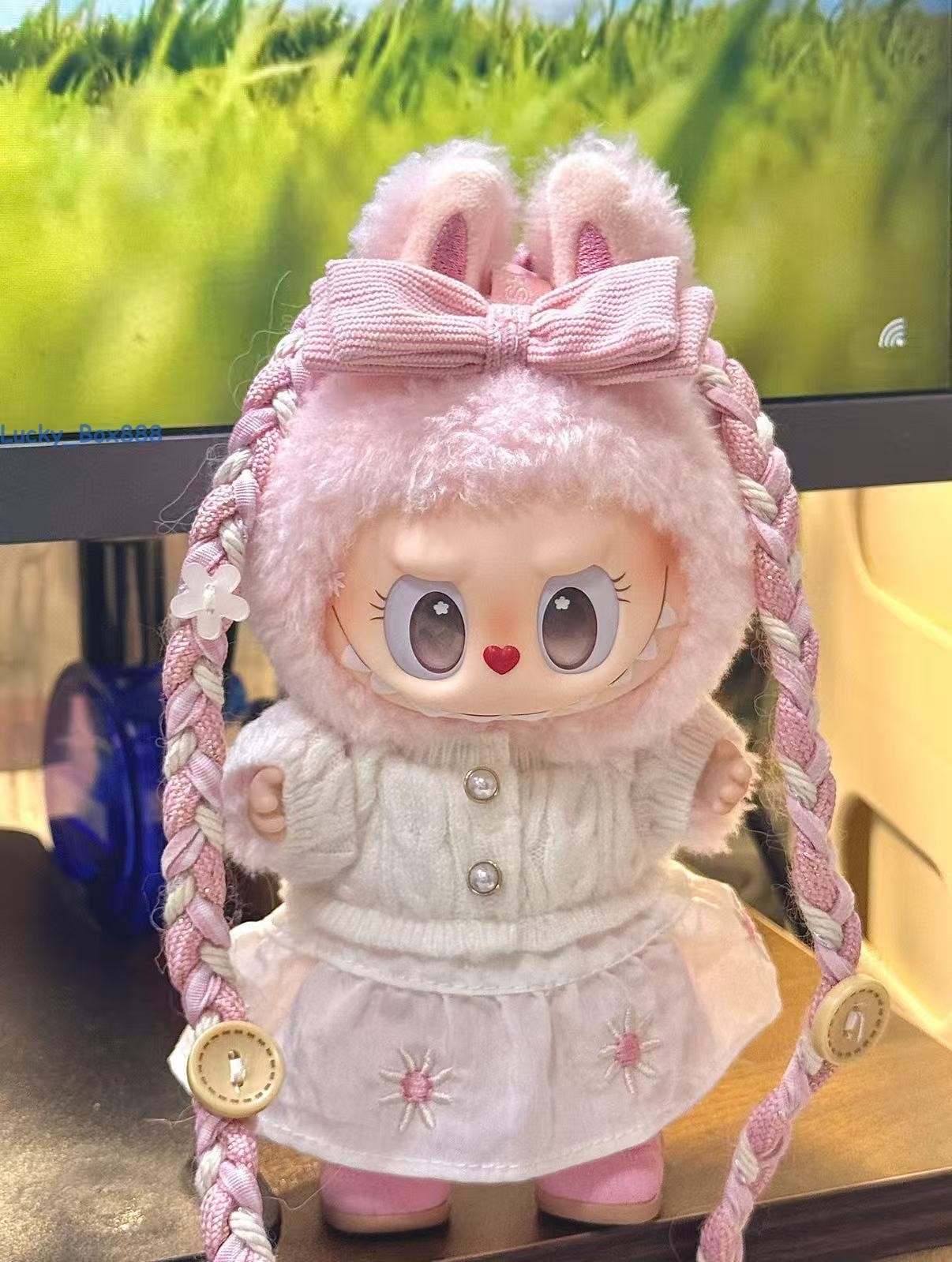 Authentic Pop Mart Mokoko Fall Into Sweaters Vinyl Plush Pendant Doll Sealed