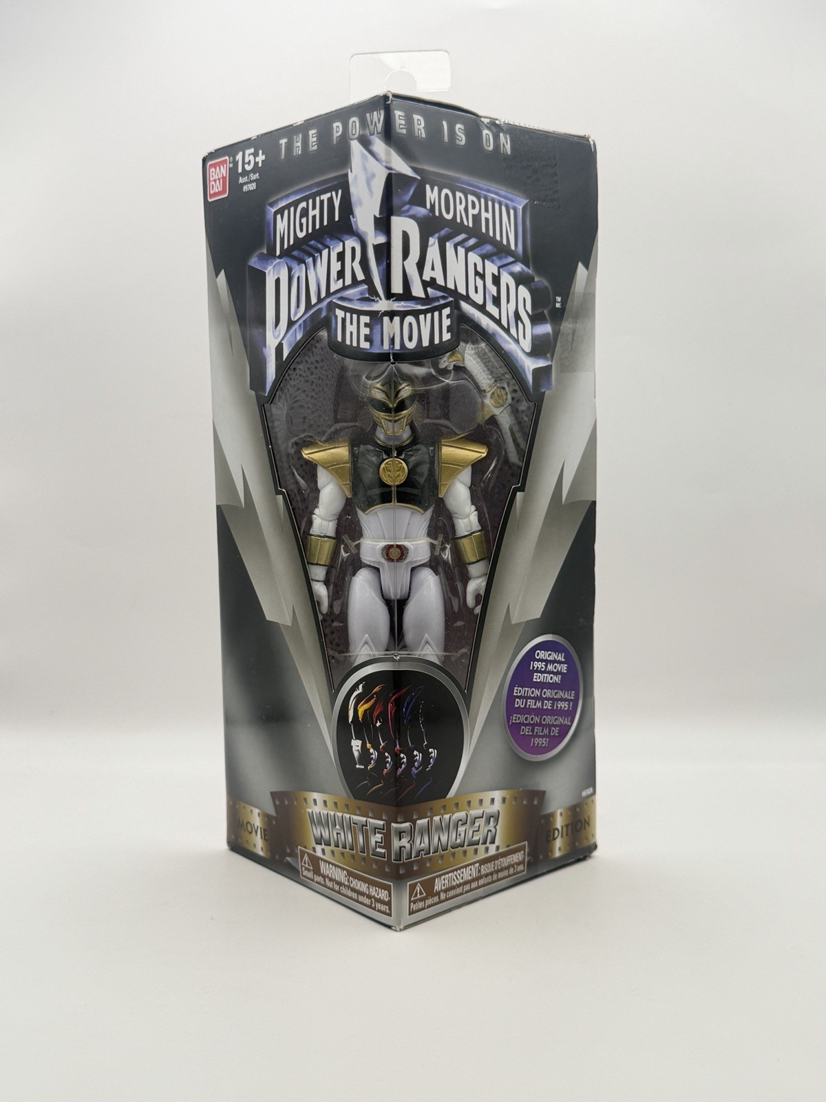 Mighty Morphin Power Rangers: WHITE Ranger The Movie Edition 6” Figure 2015