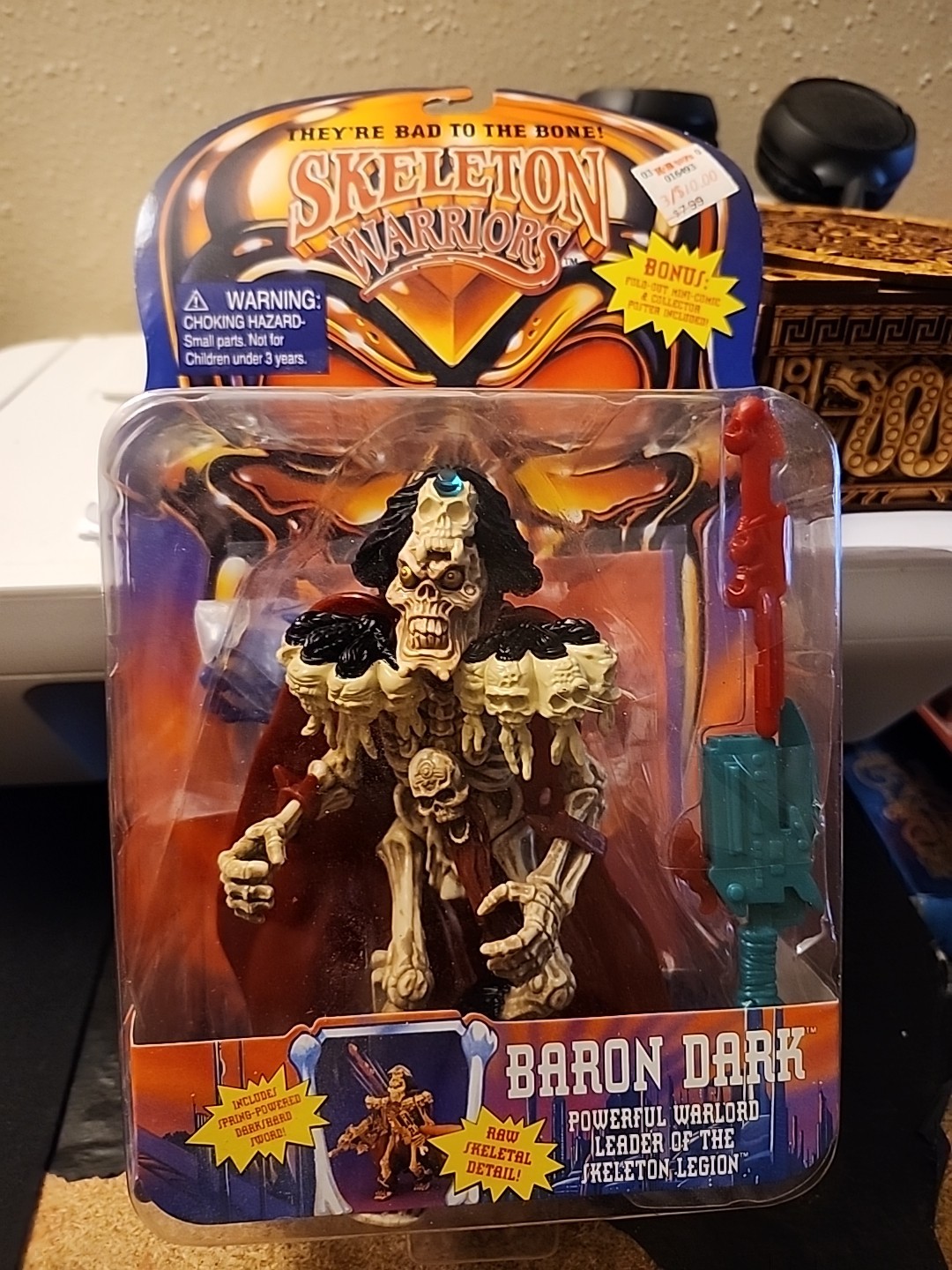 Skeleton Warriors Playmates 1994 Baron Dark