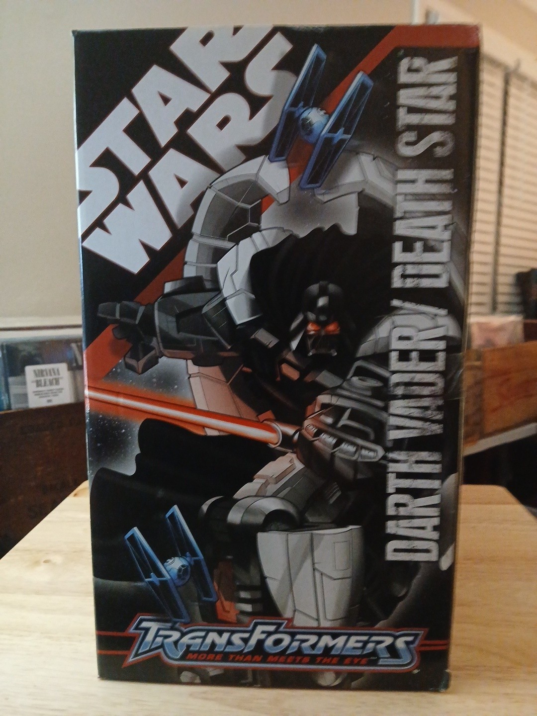Transformers Star Wars Darth Vader Death Star Figure 2007 Hasbro NEW- Electronic