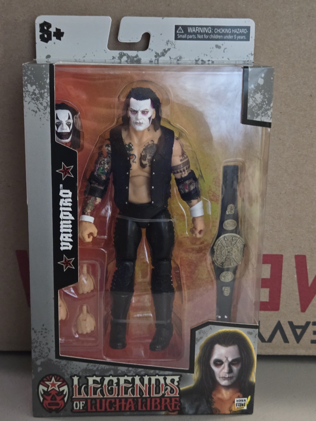 Boss Fight Studio Legends Of Lucha Libre VAMPIRO 7&Prime; Wrestling Action Figure