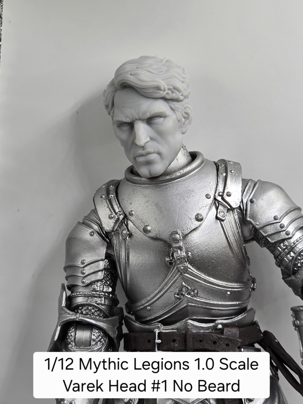 3d Printed 1.0 Head For Mythic Legions 1/12 Scale VAREK NORMAL HEAD #1