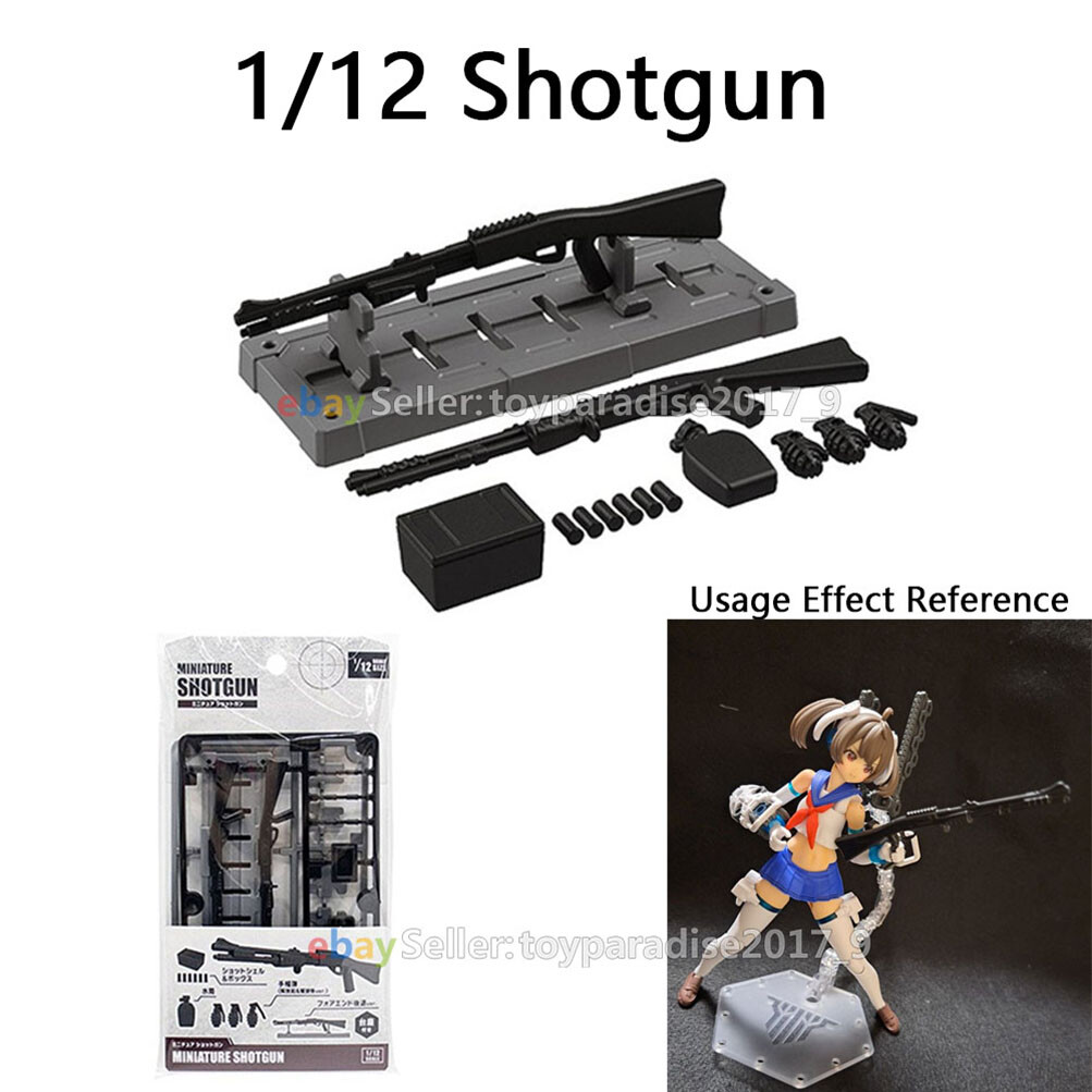 Yamada 1/12 Scale Weapon Set Model For 6&Prime; Action Figure Dolls Figma SHF Stand