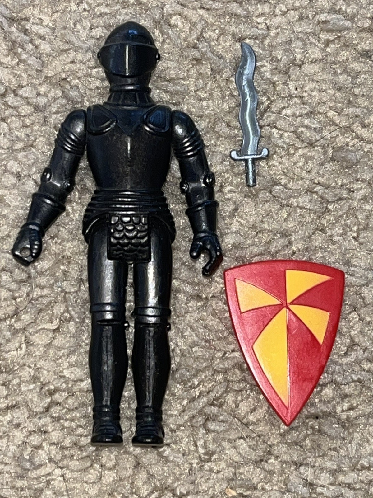 Vintage Dragonriders of the Styx Black Knight 1982 DFC Sword Shield