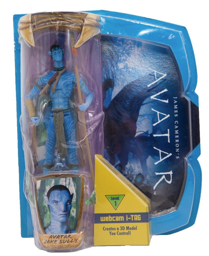 Mattel Avatar 2009 Movie AVATAR JAKE SULLY Movie Masters 7&Prime; Figure NIB