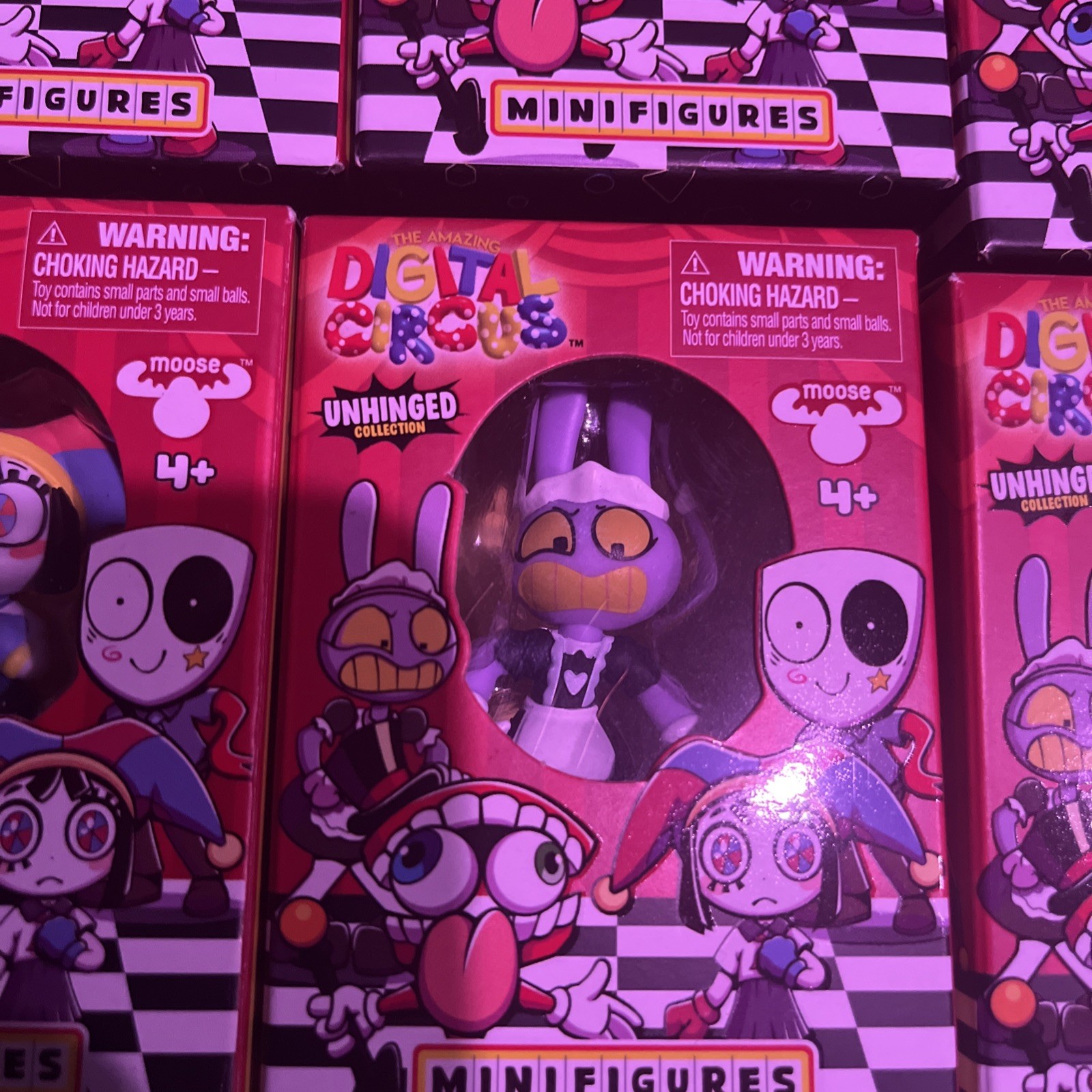 The Amazing Digital Circus Unhinged Complete Set Lot Of 8 Mini Figure 2” Toys