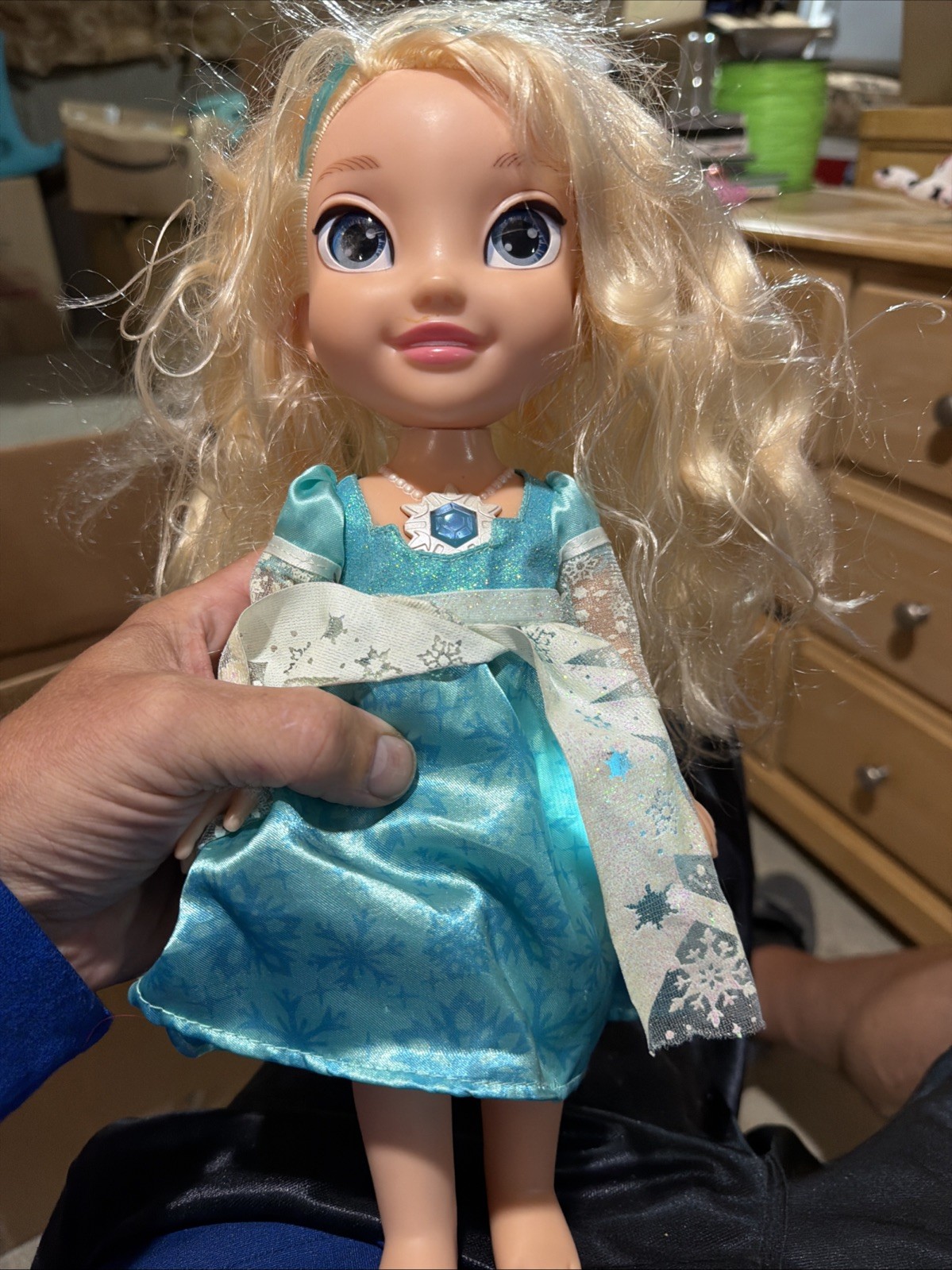Disney Frozen Snow Glow Elsa Doll Talks Sings Bilingual Speaking Works