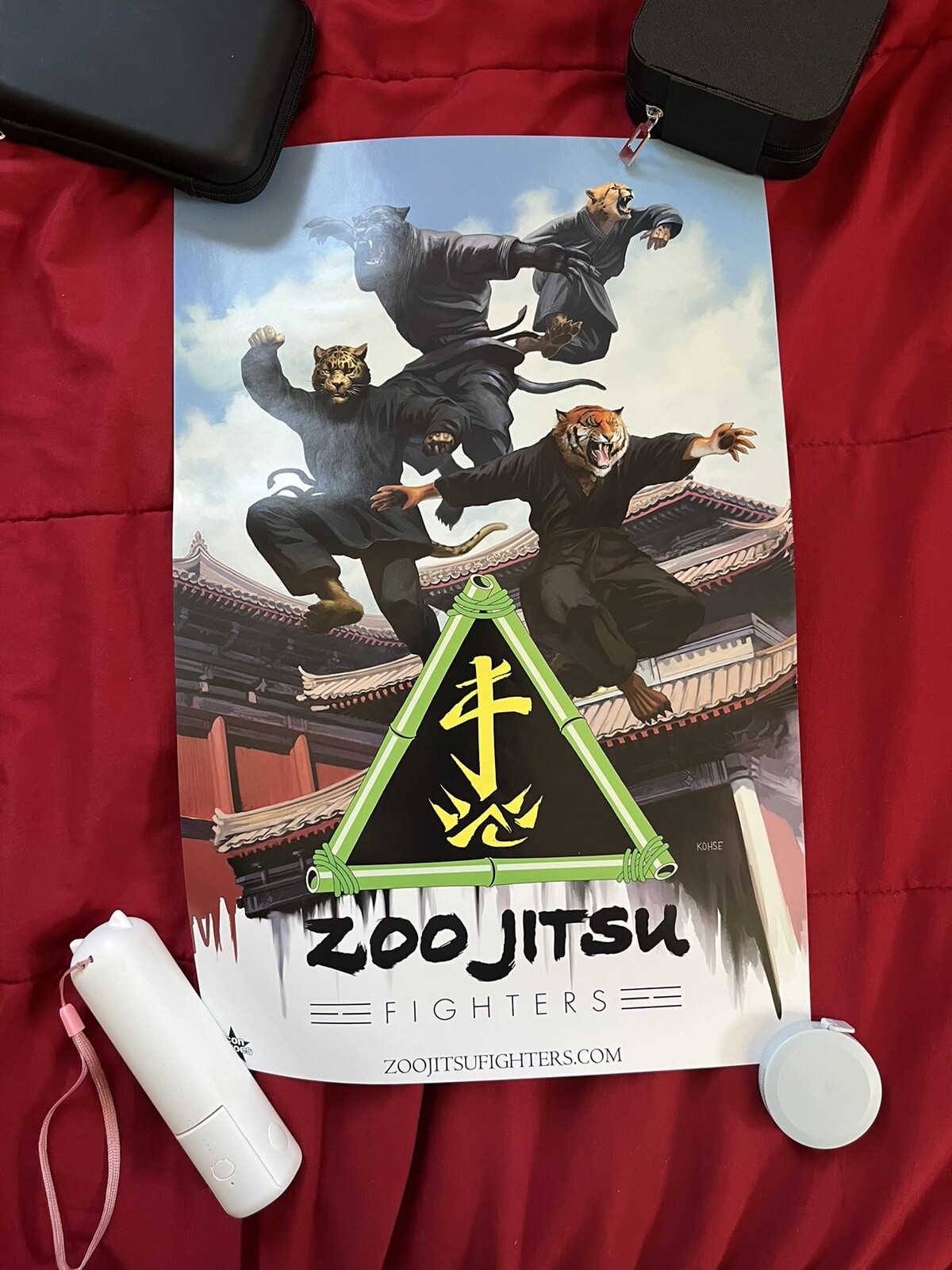Zoo Jitsu Fighters Poster SDCC 2023 Icon Heroes Exclusive San Diego Comic Con