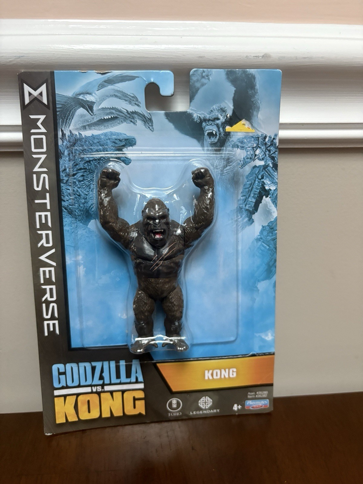 GODZILLA VS. KONG MONSTERVERSE PLAYMATES TOYS APPROX 4&Prime; Kong
