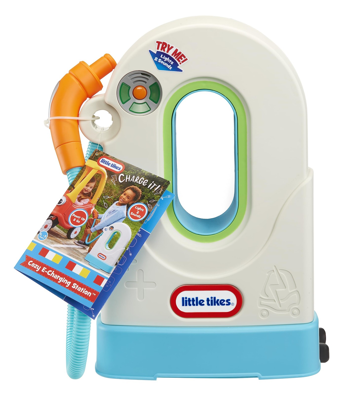 Cozy E-Charging Station with Interactive Lights, Sounds for Pretend Play for Kid