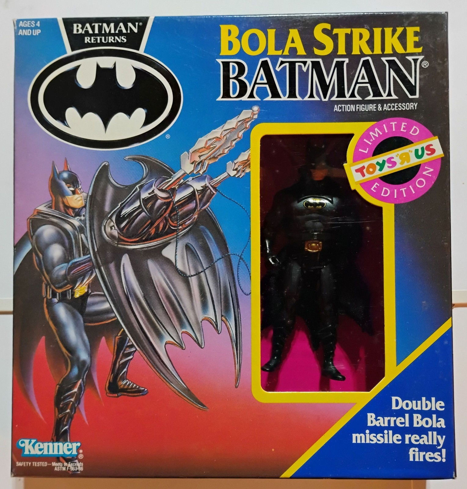 Kenner Batman Returns Bola Strike Batman TRU Limited Edition Boxed 1991