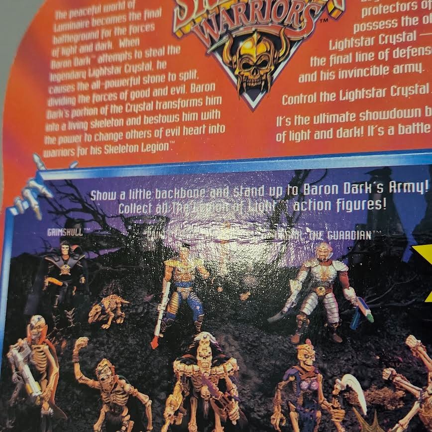 1994 SKELETON WARRIORS Prince Lightstar Playmates Action Figure NEW