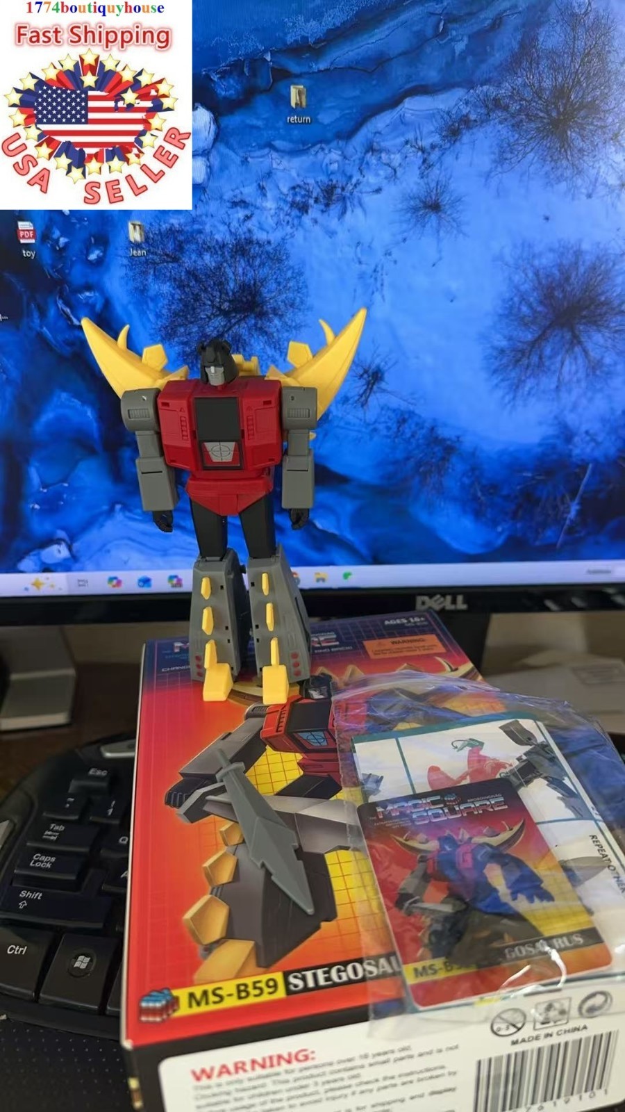 New BOX G1 transformer Dinobot SET Magic Square TOYS MS-B56 B57 B58 B59 B60 USA