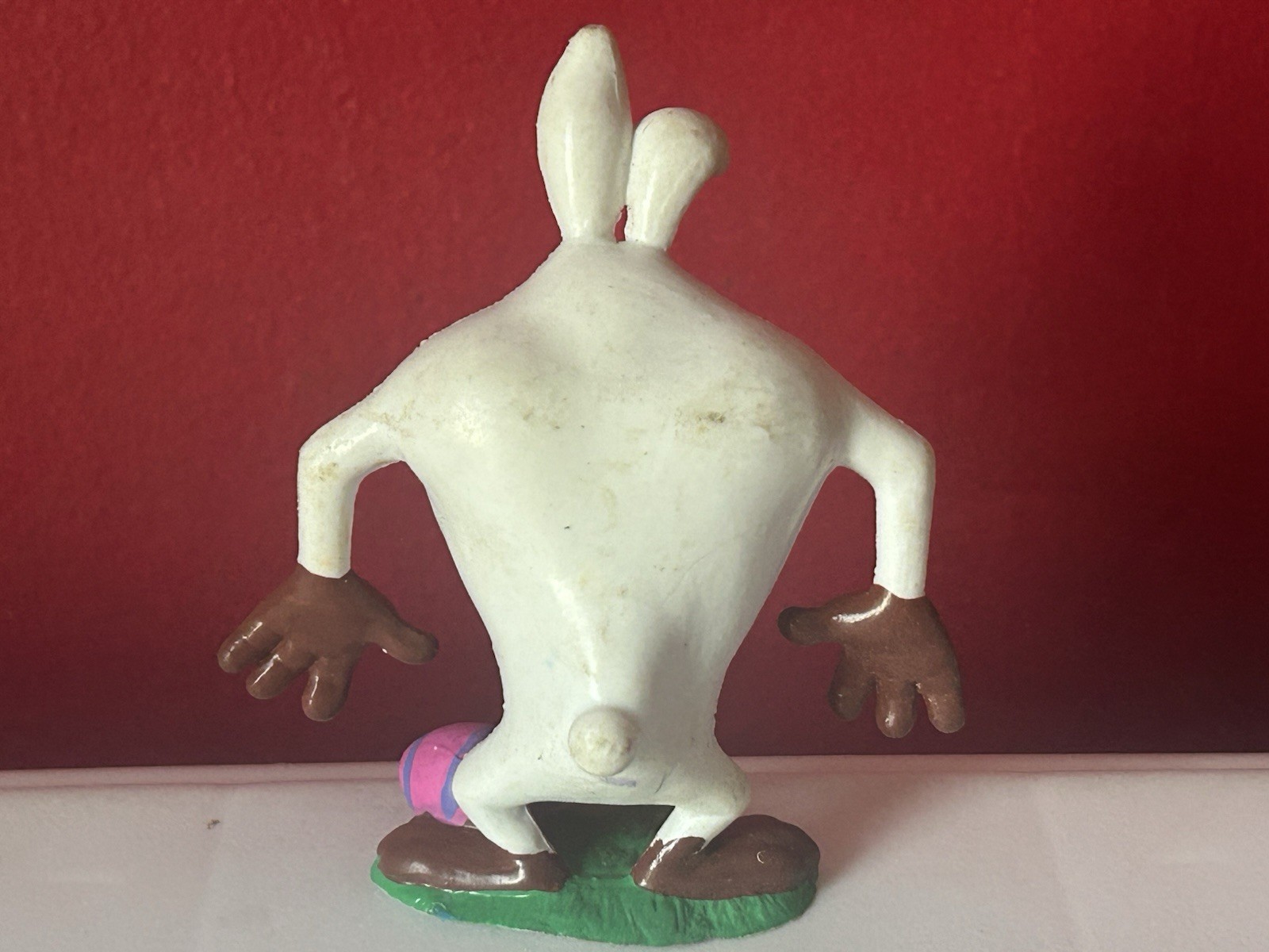 TAZ Vintage APPLAUSE 1994 Warner Brothers 2&Prime; Easter PVC Figure Tasmanian Devil!
