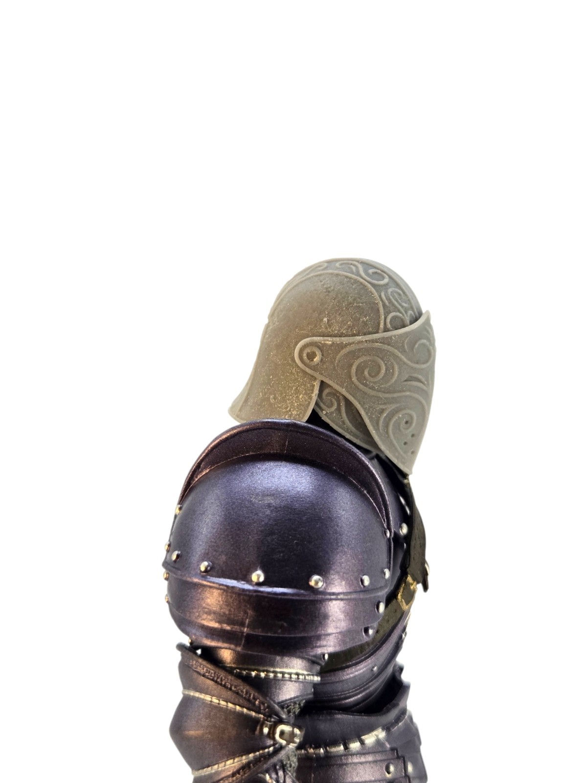 Custom 3d Printed Ornate Knight Headsculpt For Mythic Legions 1/12 Scale