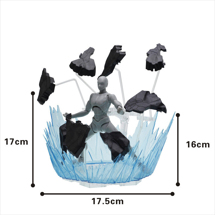 Tamashii Impact Explosion Explode Rock Ground Aura Effect For Figma Gundam