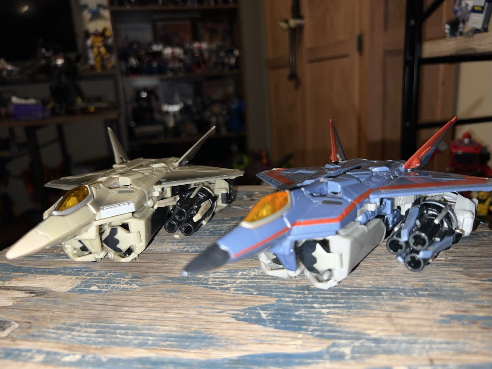 Transformers Movie Voyager Class Thundercracker And Starscream F22 Jet Alt Mode