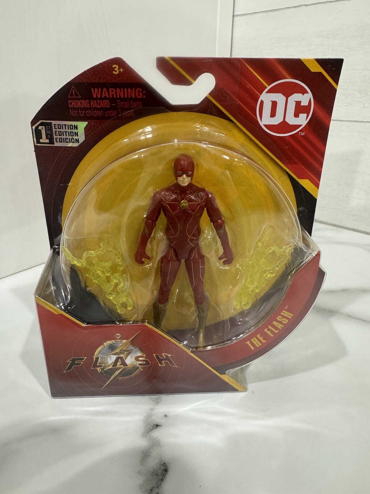 THE FLASH 4” ACTION FIGURE. FIRST EDITION DC THE FLASH MOVIE
