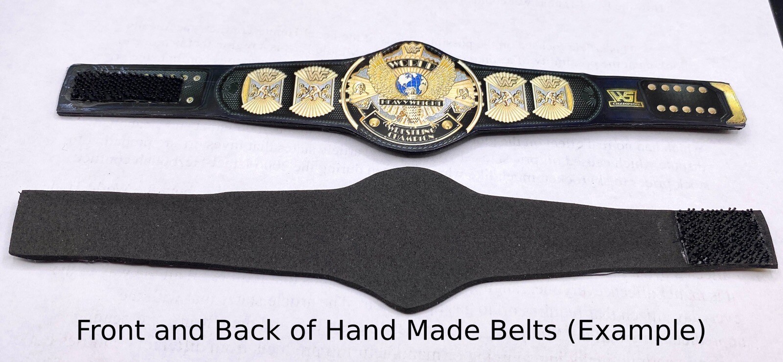WCW Hand Made Ljn Scale United States Championship Wrestling Belt. WFA