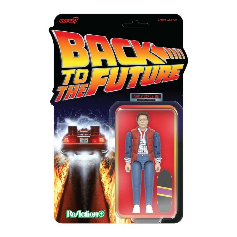 Marty McFly &rsquo;85 Back to the Future Super7 ReAction+ Action Figure