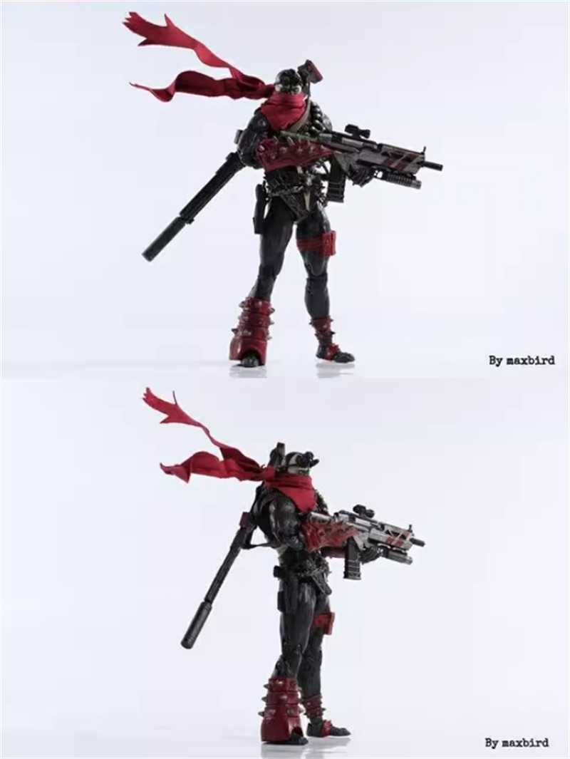 Spawn McFarlane 1/12 Scale Rode Custom Deluxe Red Wired Cape Cloak Scarf No Body