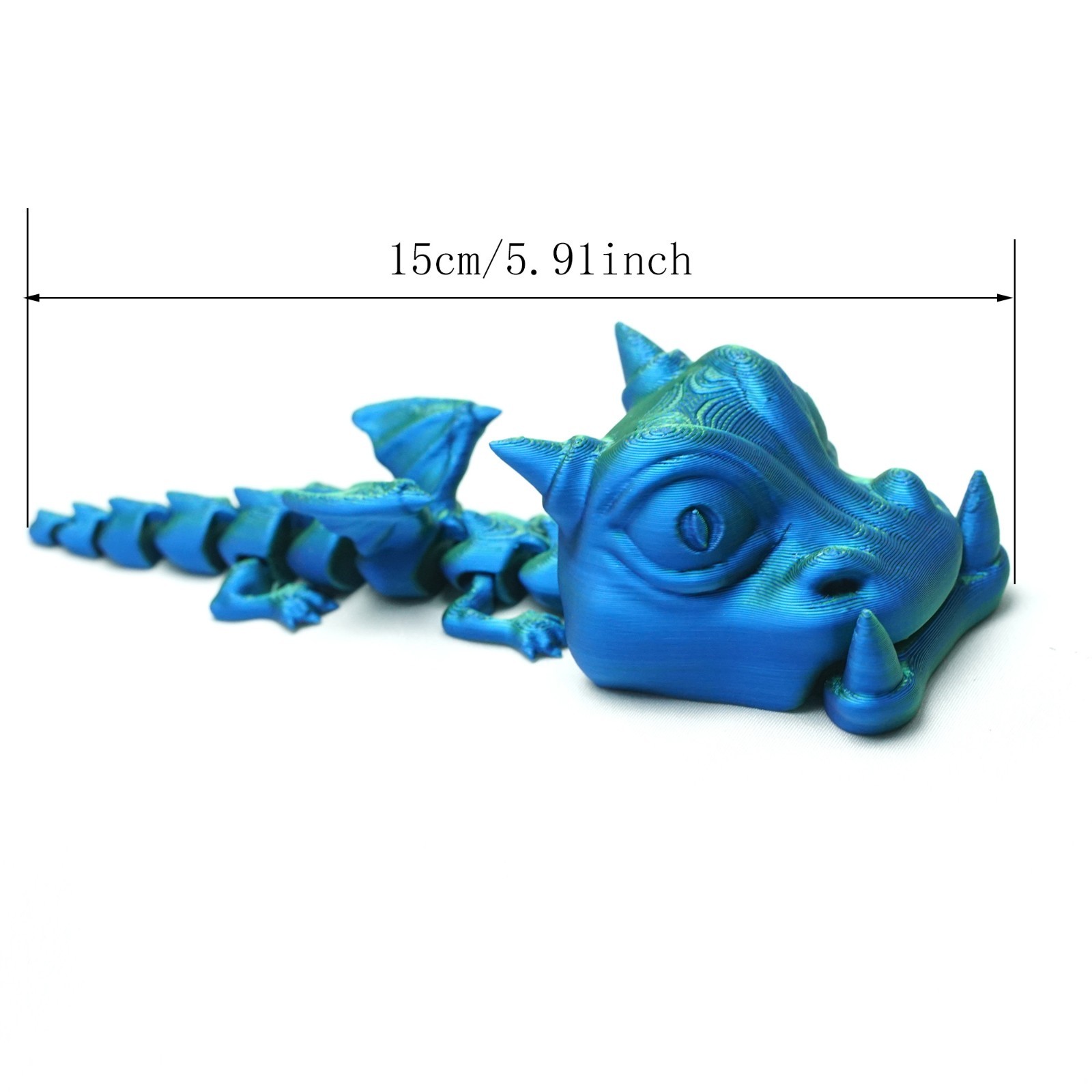 6inch 3D Printed Dragon Model,Articulated Animals figure,Fidget Toys Home Decor