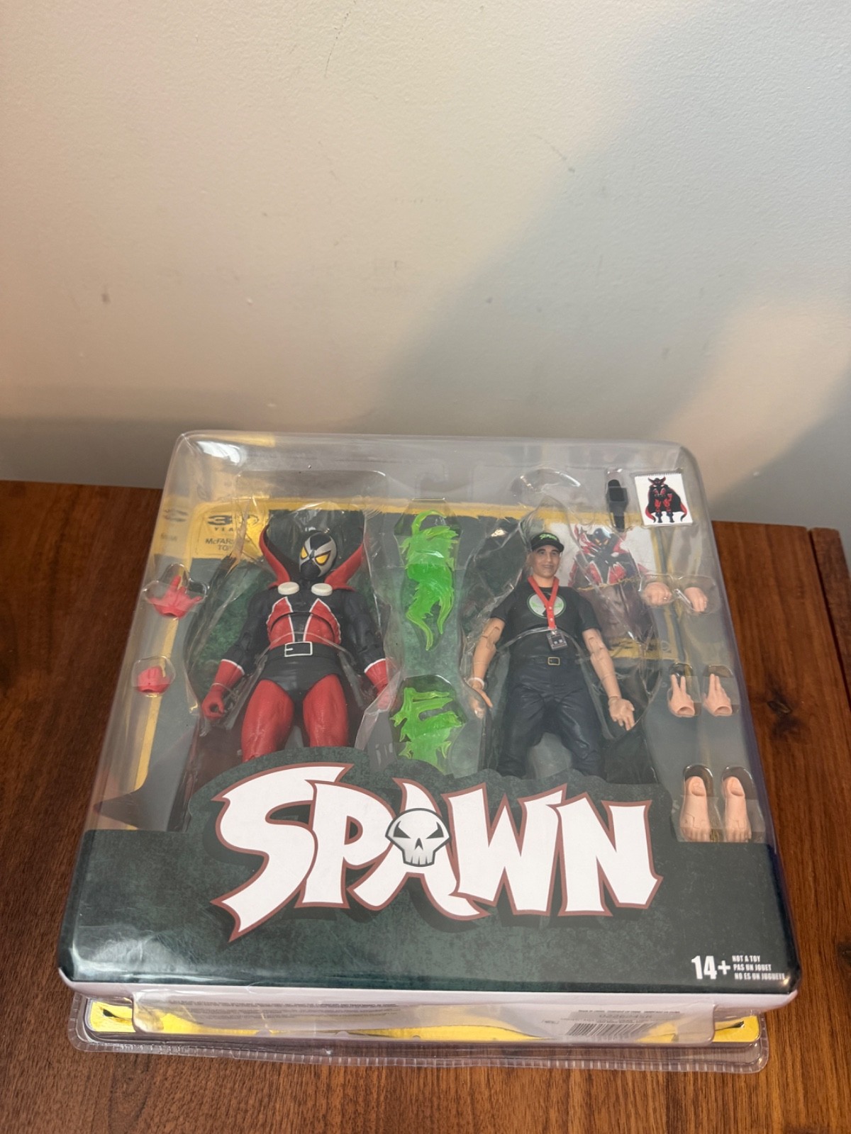 McFarlane Gold Label 30th Anniversary Spawn and Todd 7&Prime; Action Figures 2-Pack
