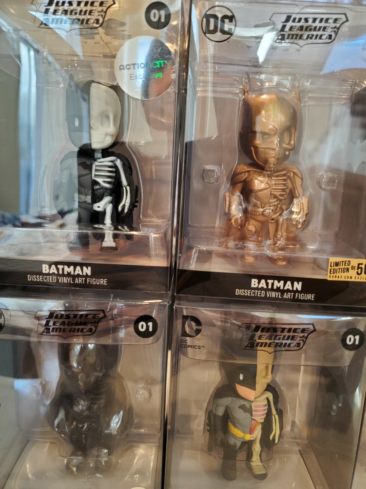 🔥RARE🔥COMPLETE🔥 lot 36 Jason Freeny XXRAY Dissected Vinyl DC Comics Figure