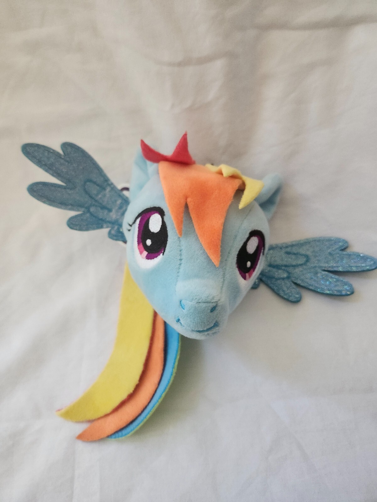My Little Pony, with wings, colorful mane, zipper back for money or keys. Tag…