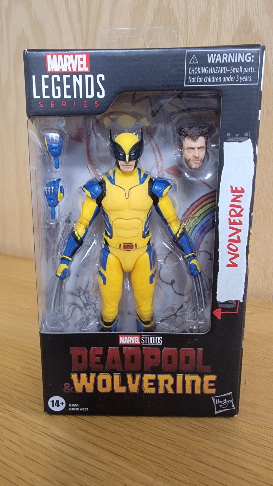 Deadpool & Wolverine WOLVERINE Figure Toy Hasbro Marvel Legends 6” New In Hand