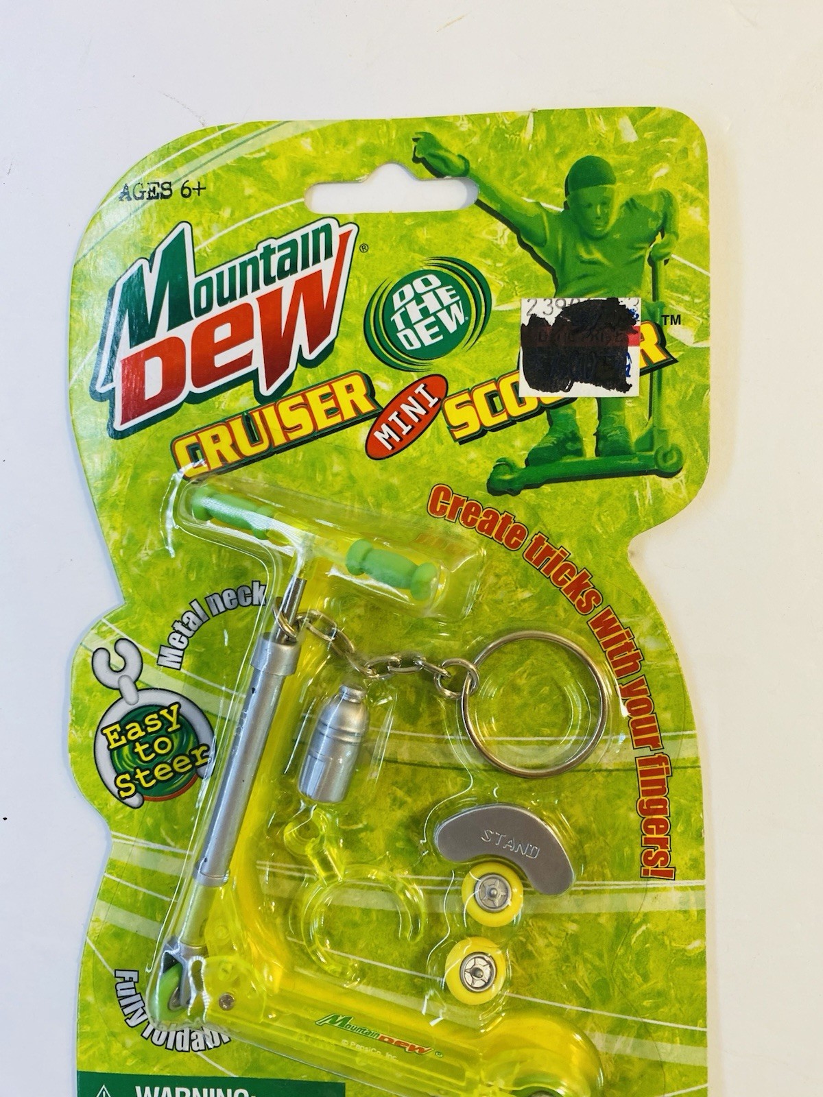 NIP Vintage Y2K Year 2000 Nostalgia Mountain Dew Cruiser Mini Scooter By Sunco