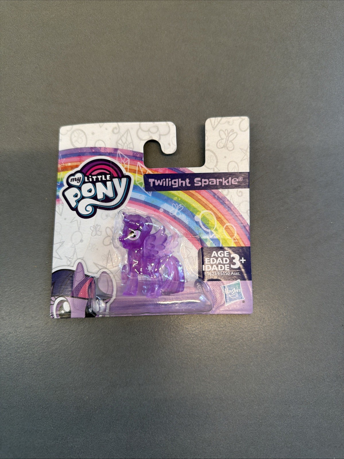 My Little Pony Twilight Sparkle (2018) Hasbro Clear Purple Mini Figure B10