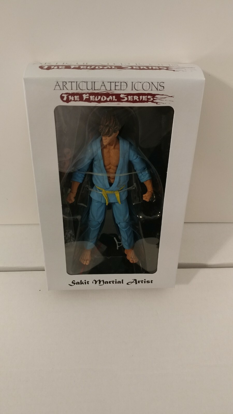 Articulated Icons Sakit Martial Artist The Feudal Series Fwoosh 6 Inch Blue