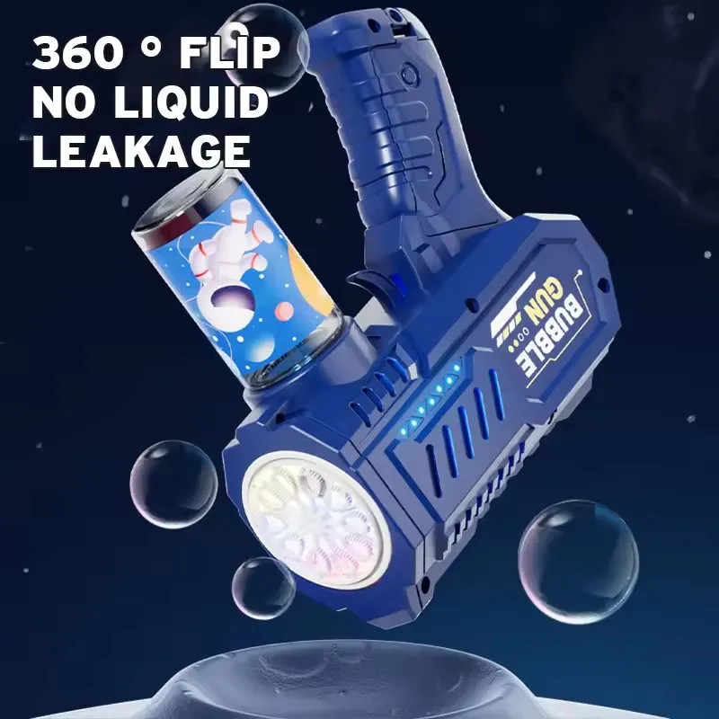 Fully Automatic Bubble Gun Rocket Bubbles Machine Automatic Blower