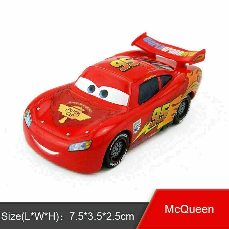 Disney Pixar Cars Lot Lightning McQueen 1:55 Diecast Model Car Toys Boy Loose