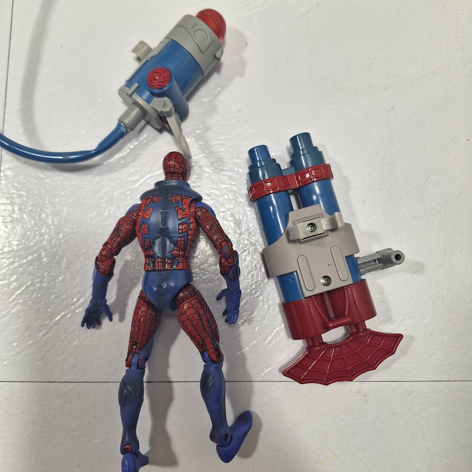 Spider-Man Rocket Blast 6&Prime; action figure loose Marvel 2000 ToyBiz series 15